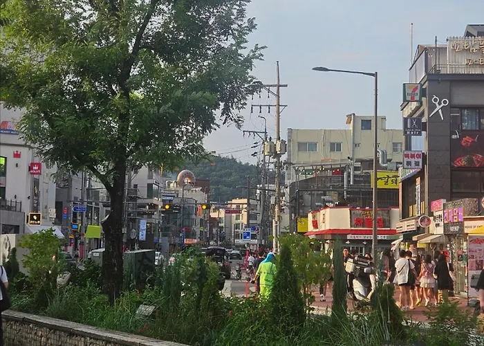 아파트 홍대 Blue - Quiet Cozy House Hongdae Area